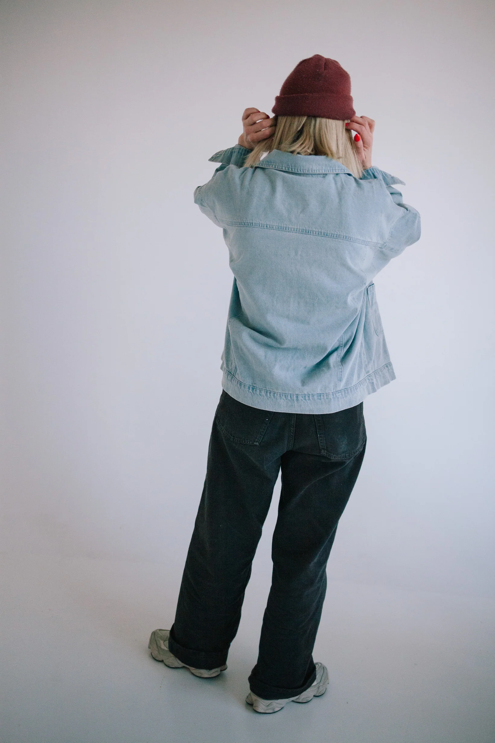 BLEACHED DENIM JACKET WOMAN - Image 3