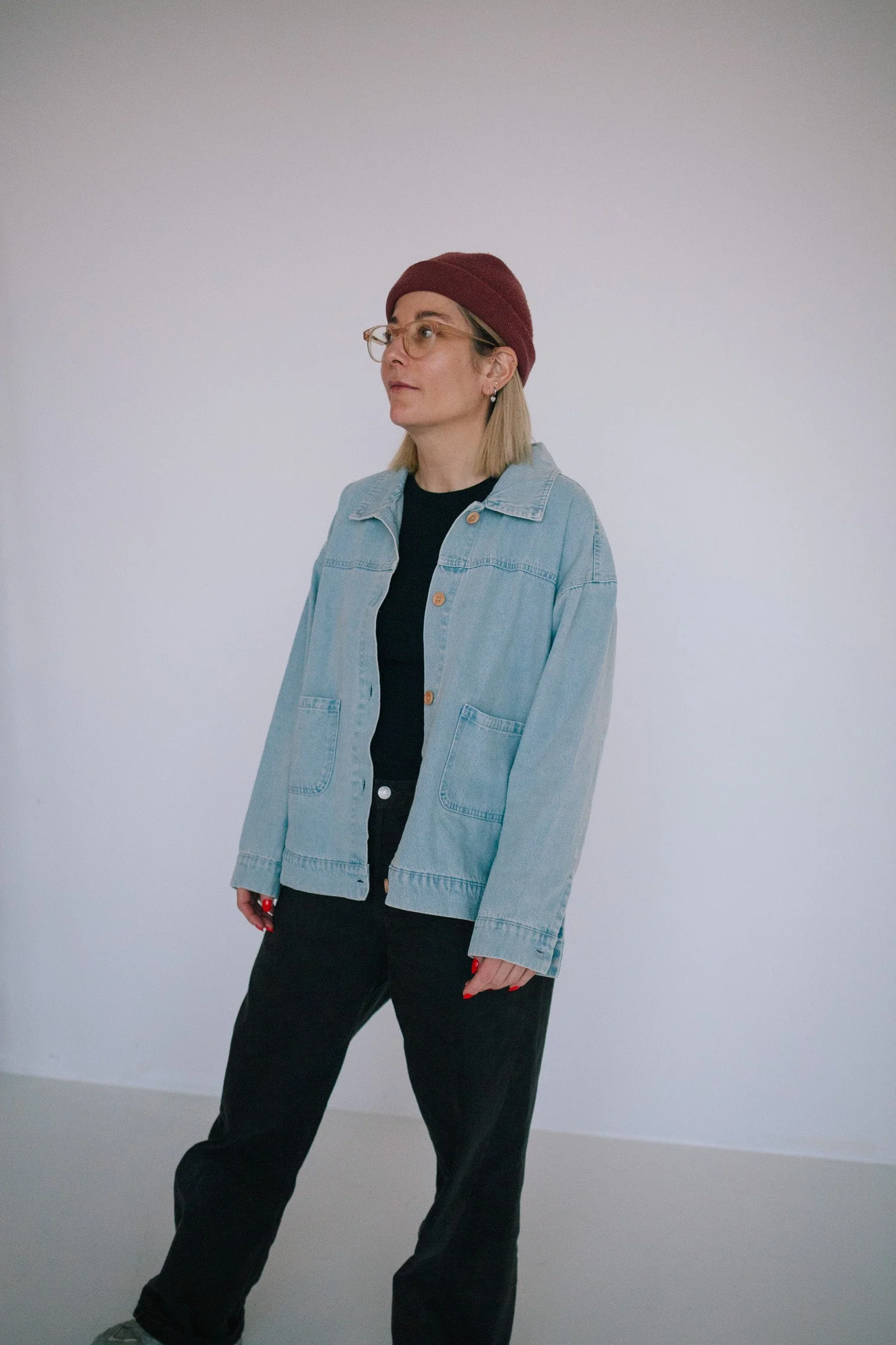 BLEACHED DENIM JACKET WOMAN - Image 5