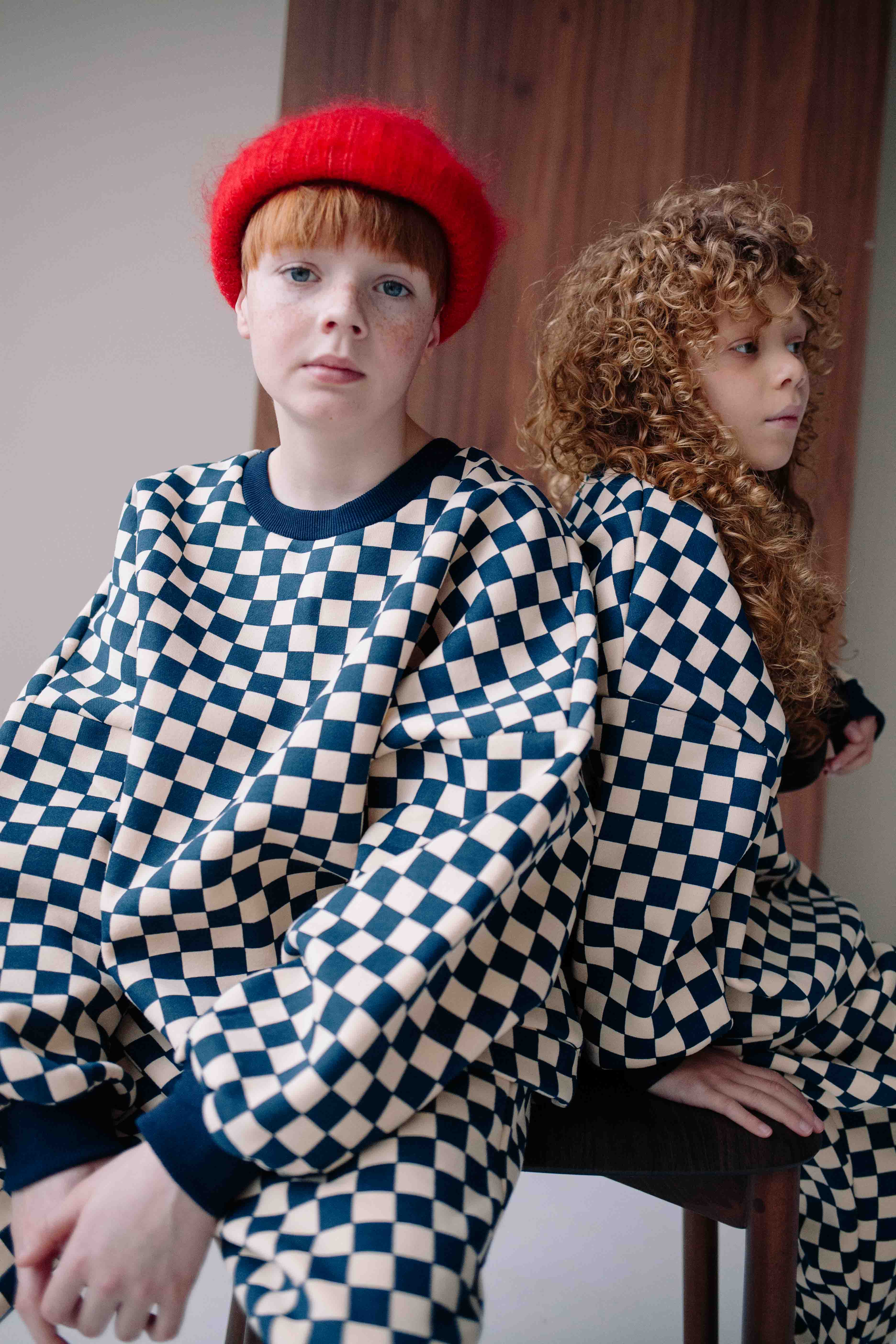 BLUE CHECKERS SET - Image 3