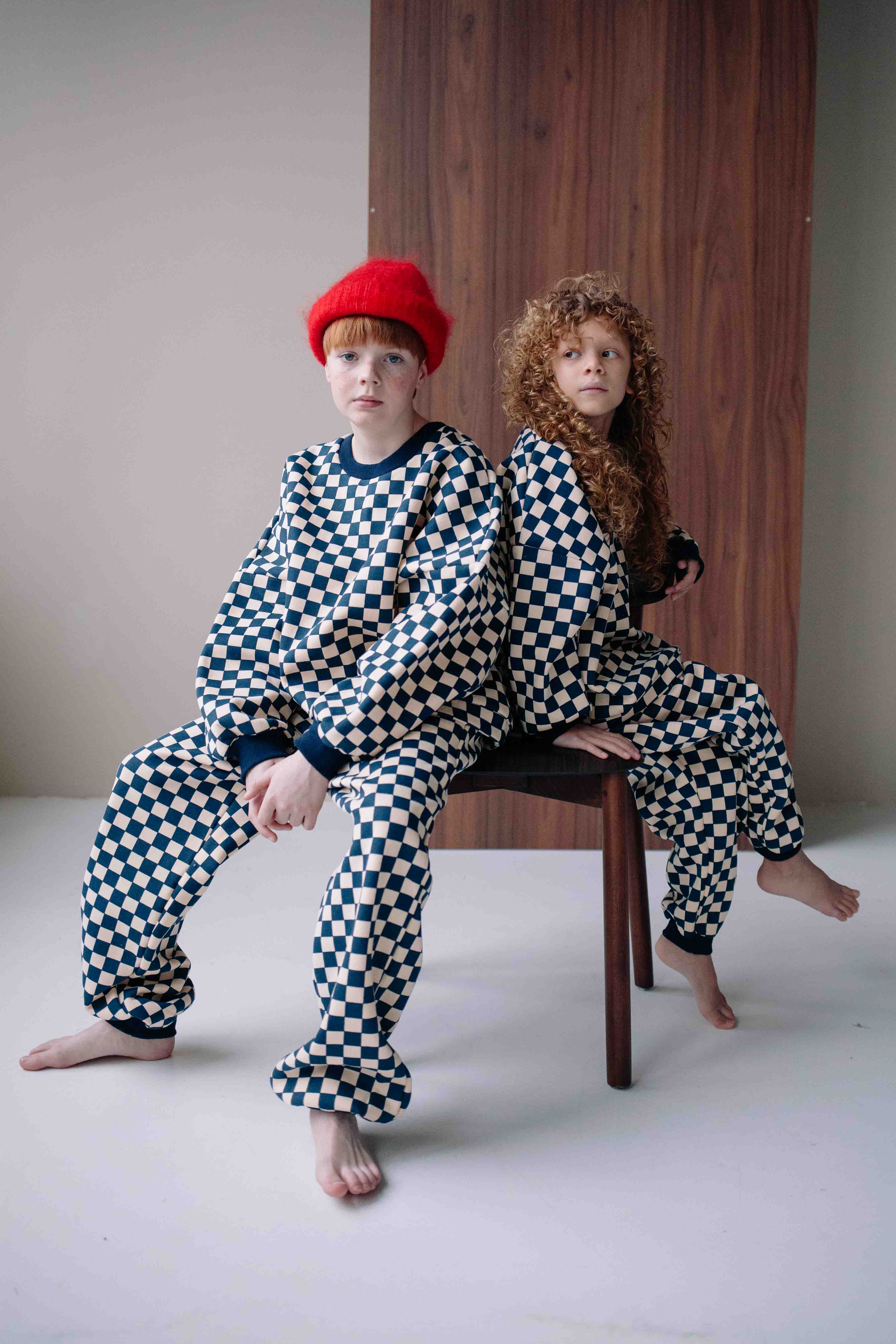 BLUE CHECKERS SET - Image 4