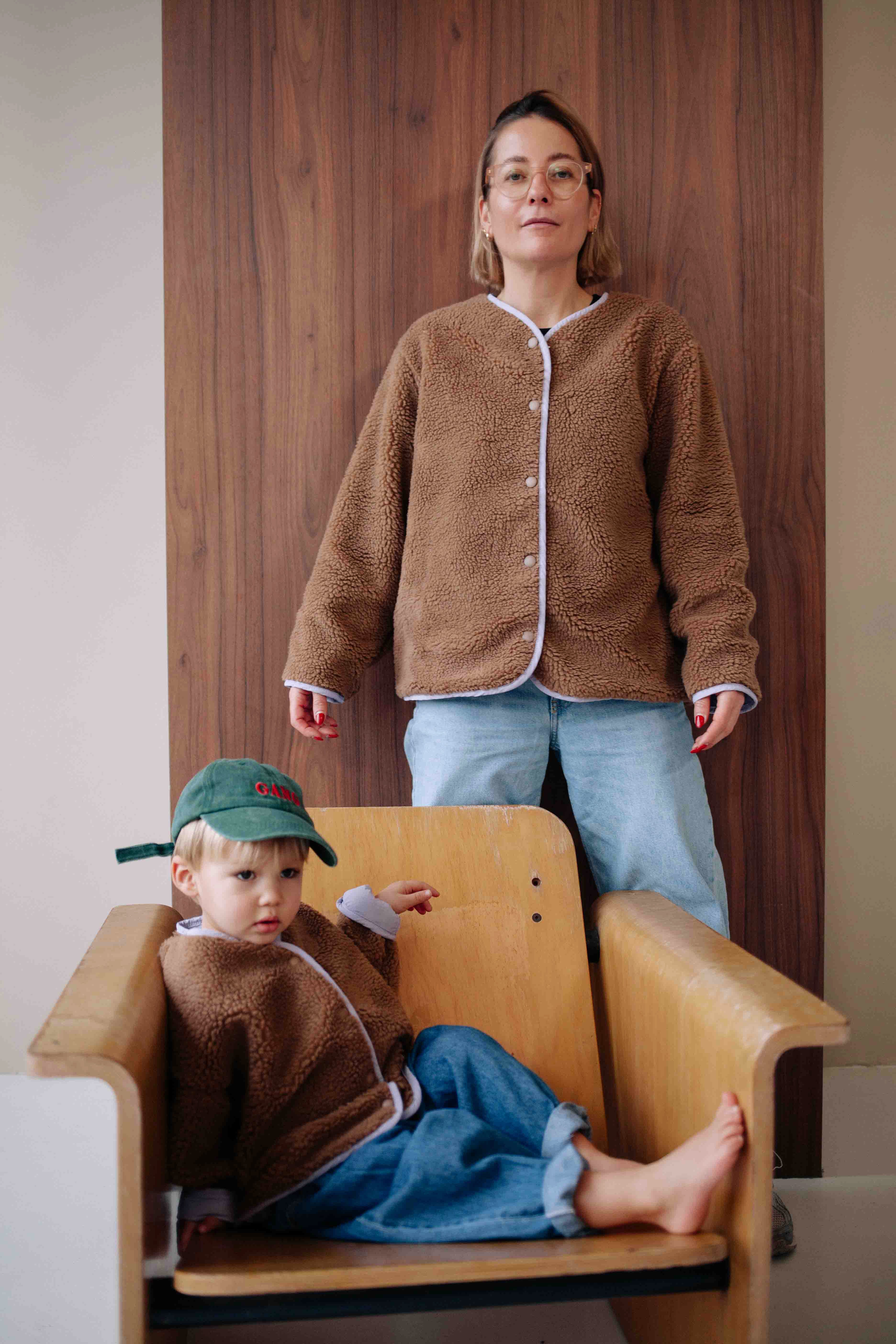 BROWN COZY JACKET WOMAN - Image 5