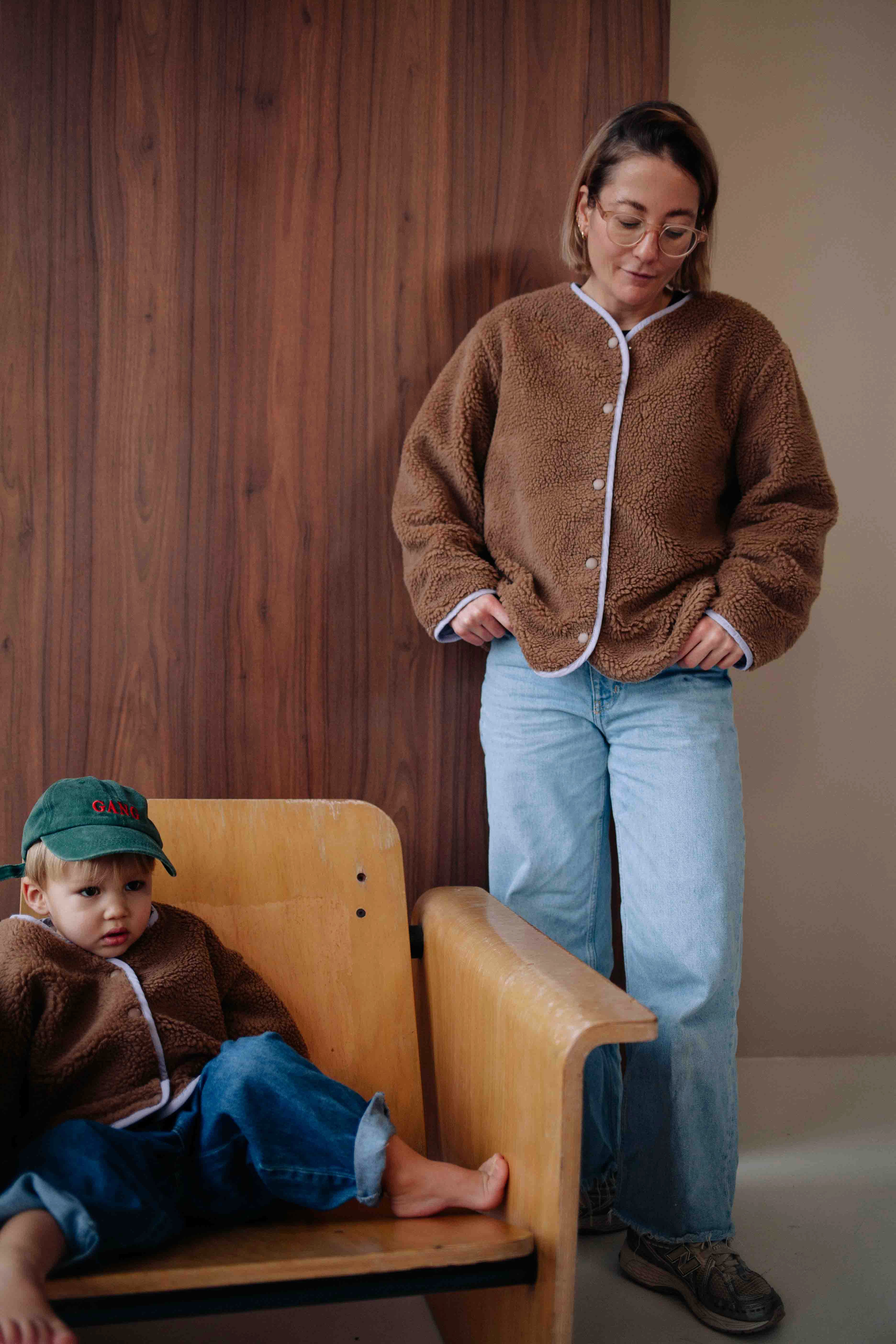 BROWN COZY JACKET WOMAN - Image 7