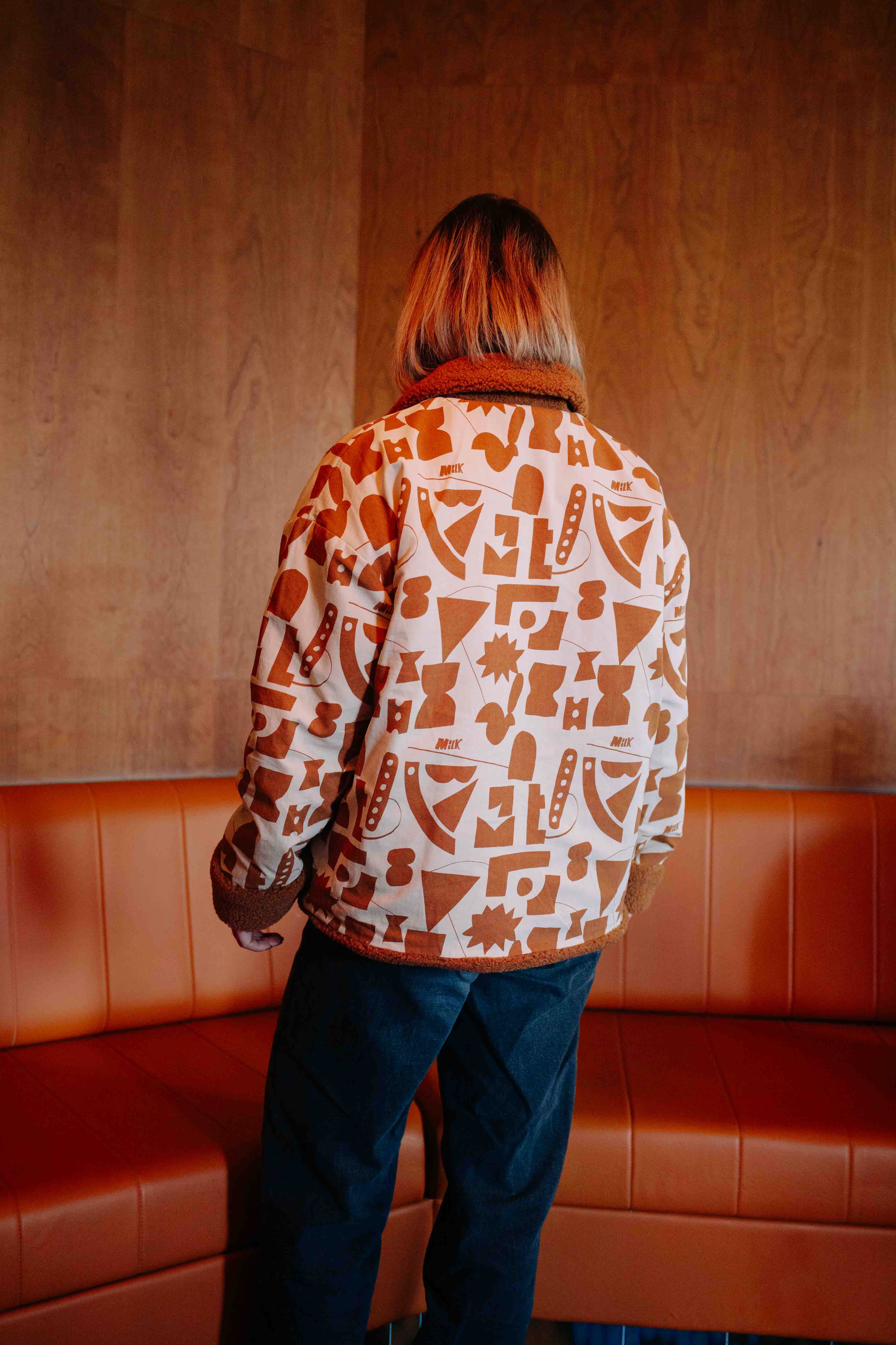 FLUFFY CHOCOLATE MILK COAT WOMAN - Image 8