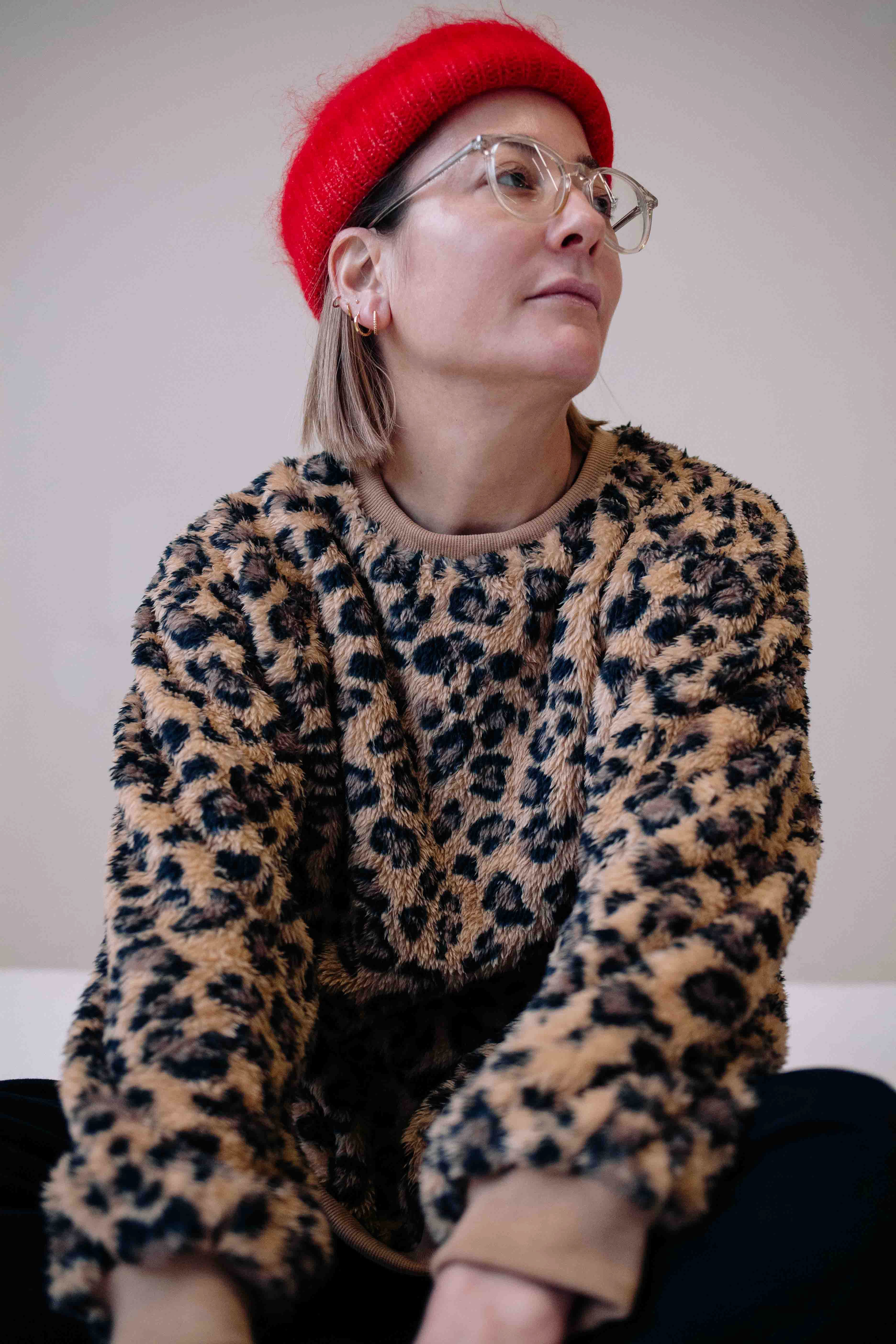 FLUFFY LEO SWEATSHIRT WOMAN - Image 9