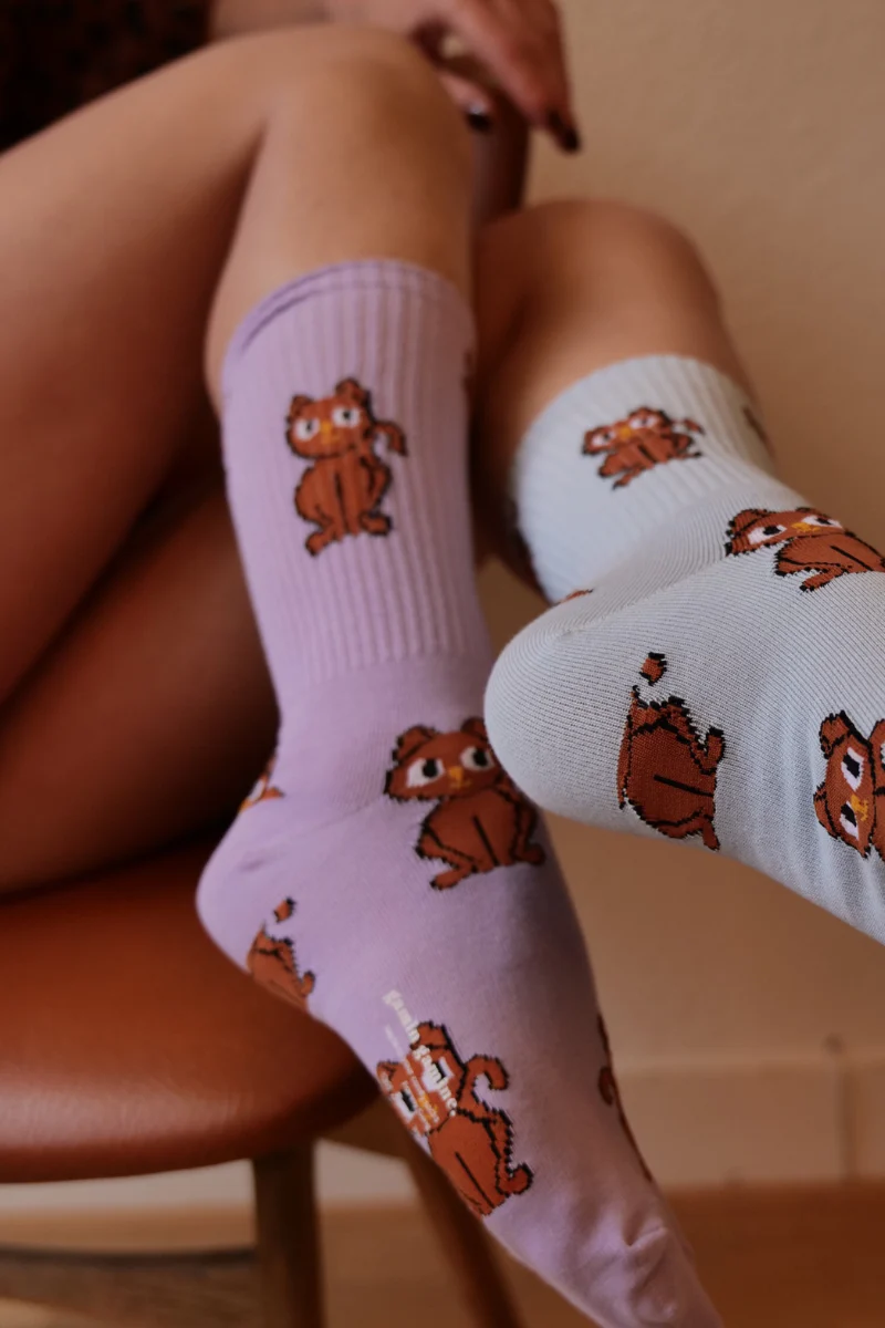 PIXEL KITTEN SOCKS - Image 3
