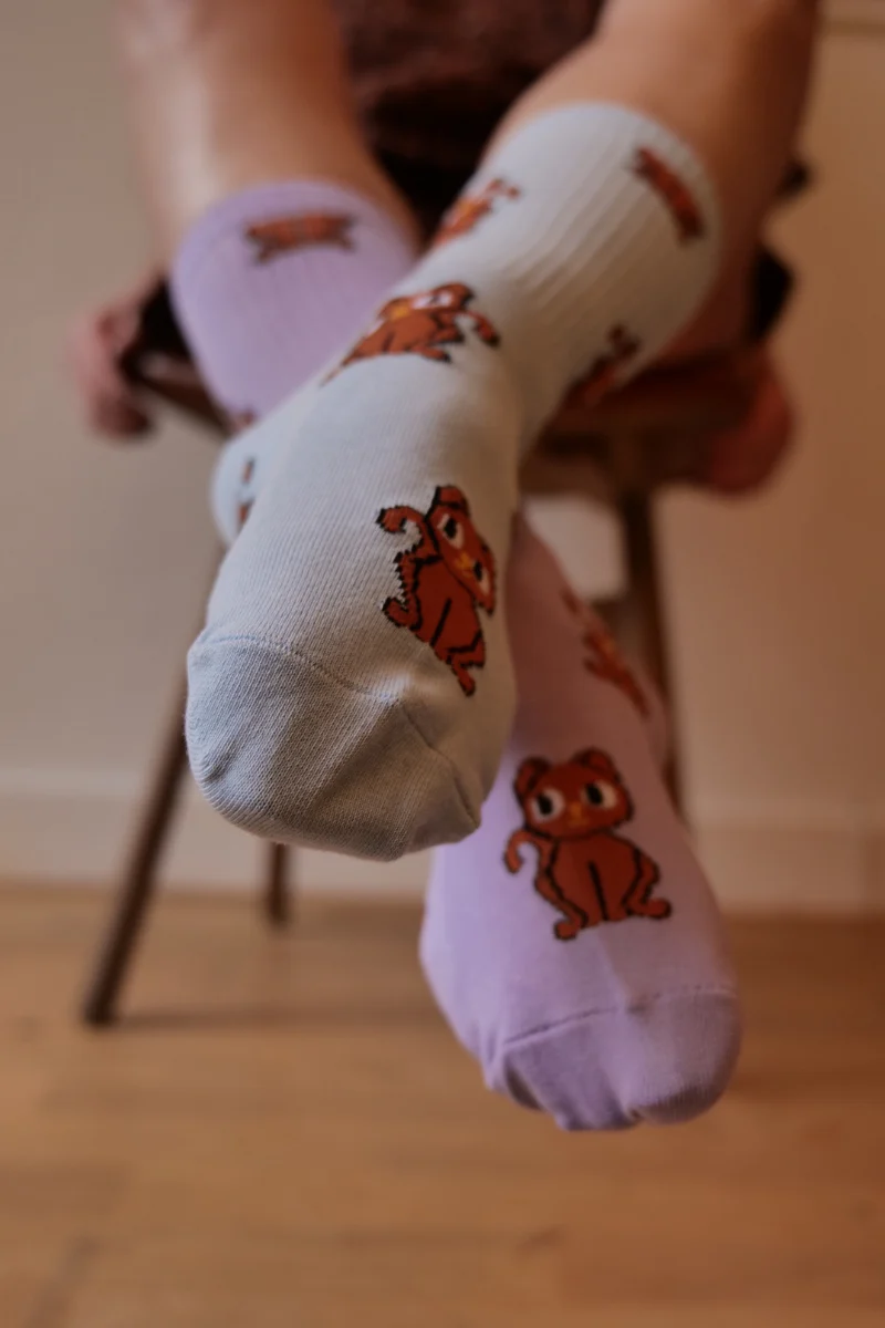 PIXEL KITTEN SOCKS - Image 4