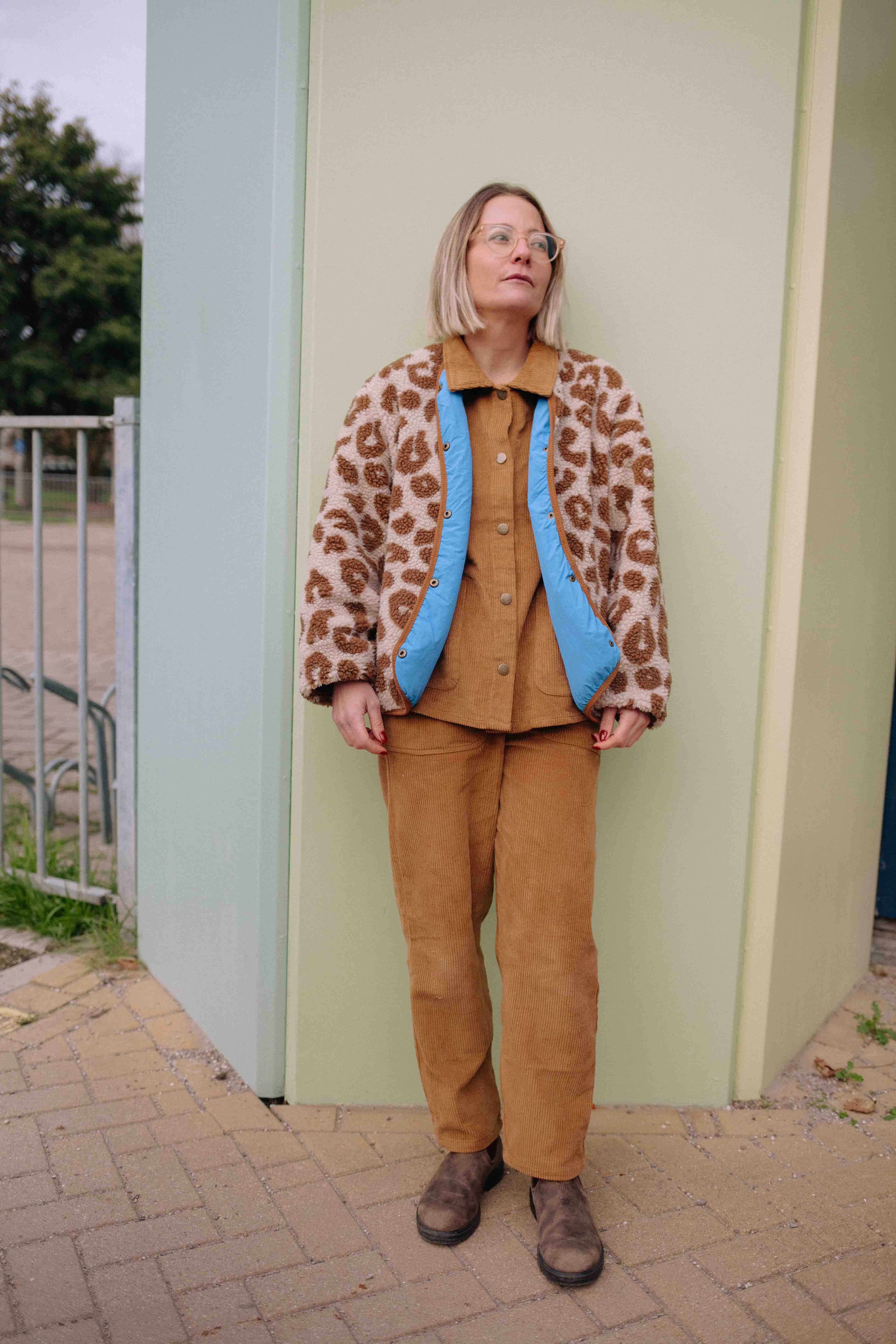 MUSTARD CORDUROY SET WOMAN - Image 5