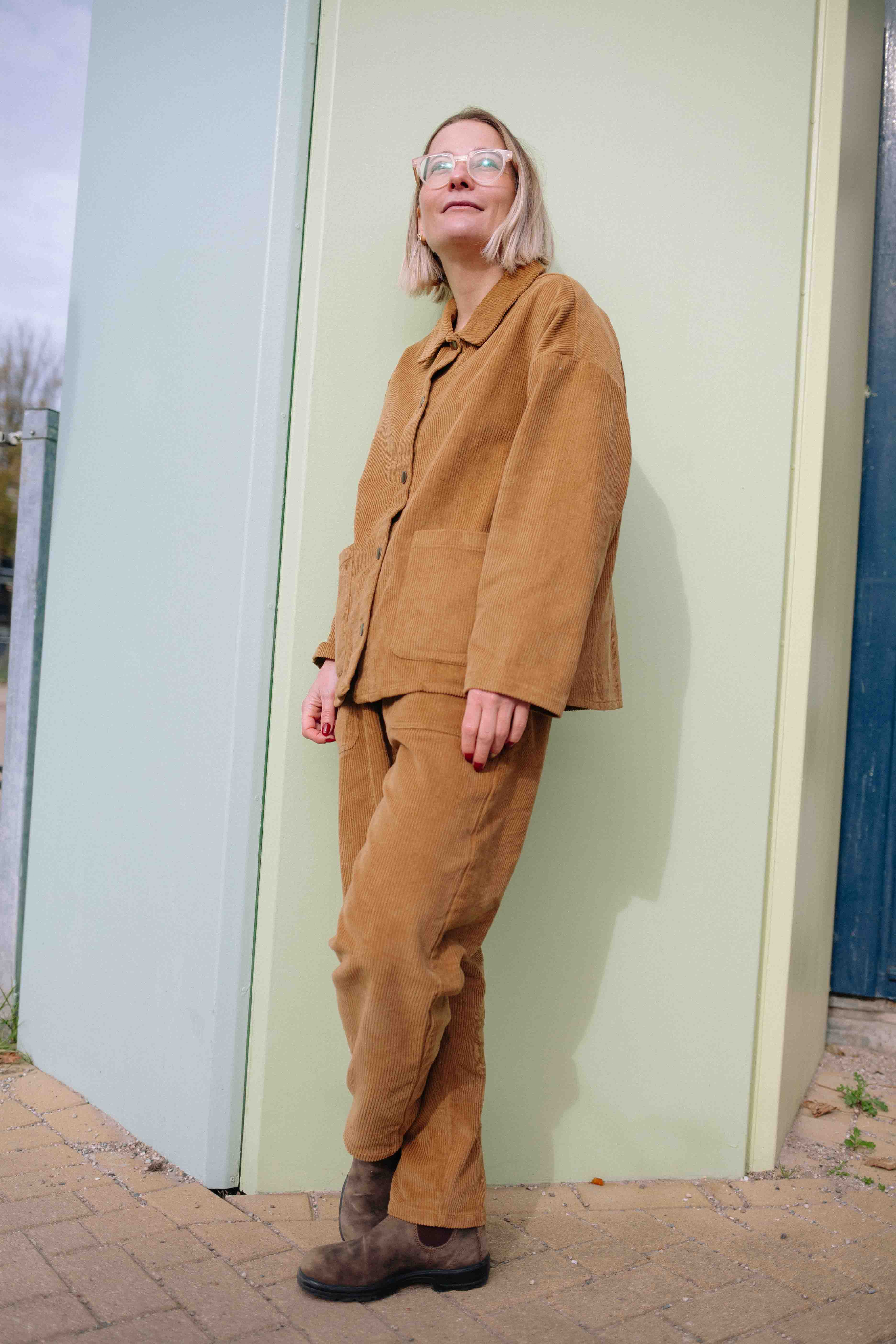 MUSTARD CORDUROY SET WOMAN - Image 7