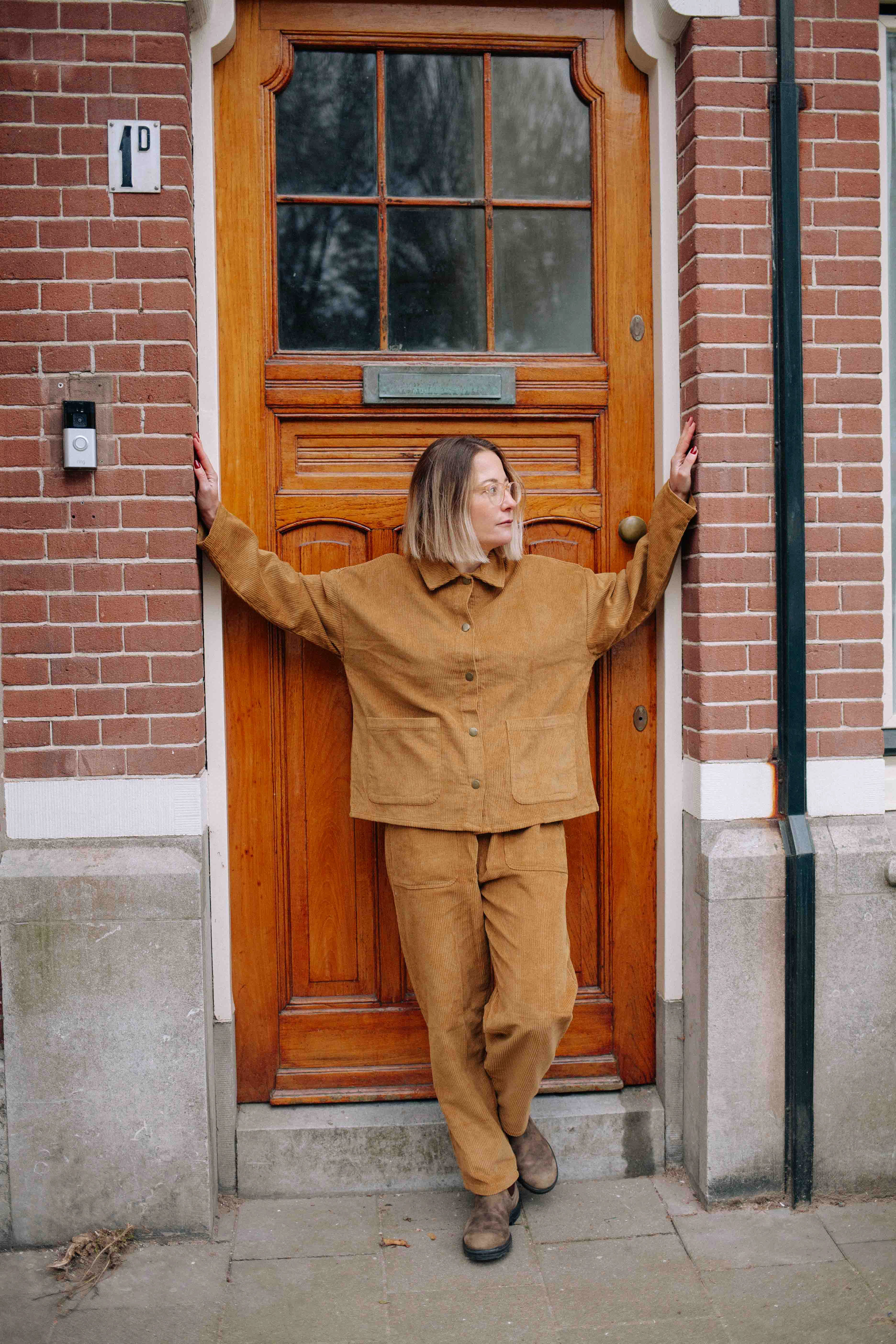 MUSTARD CORDUROY SET WOMAN - Image 8