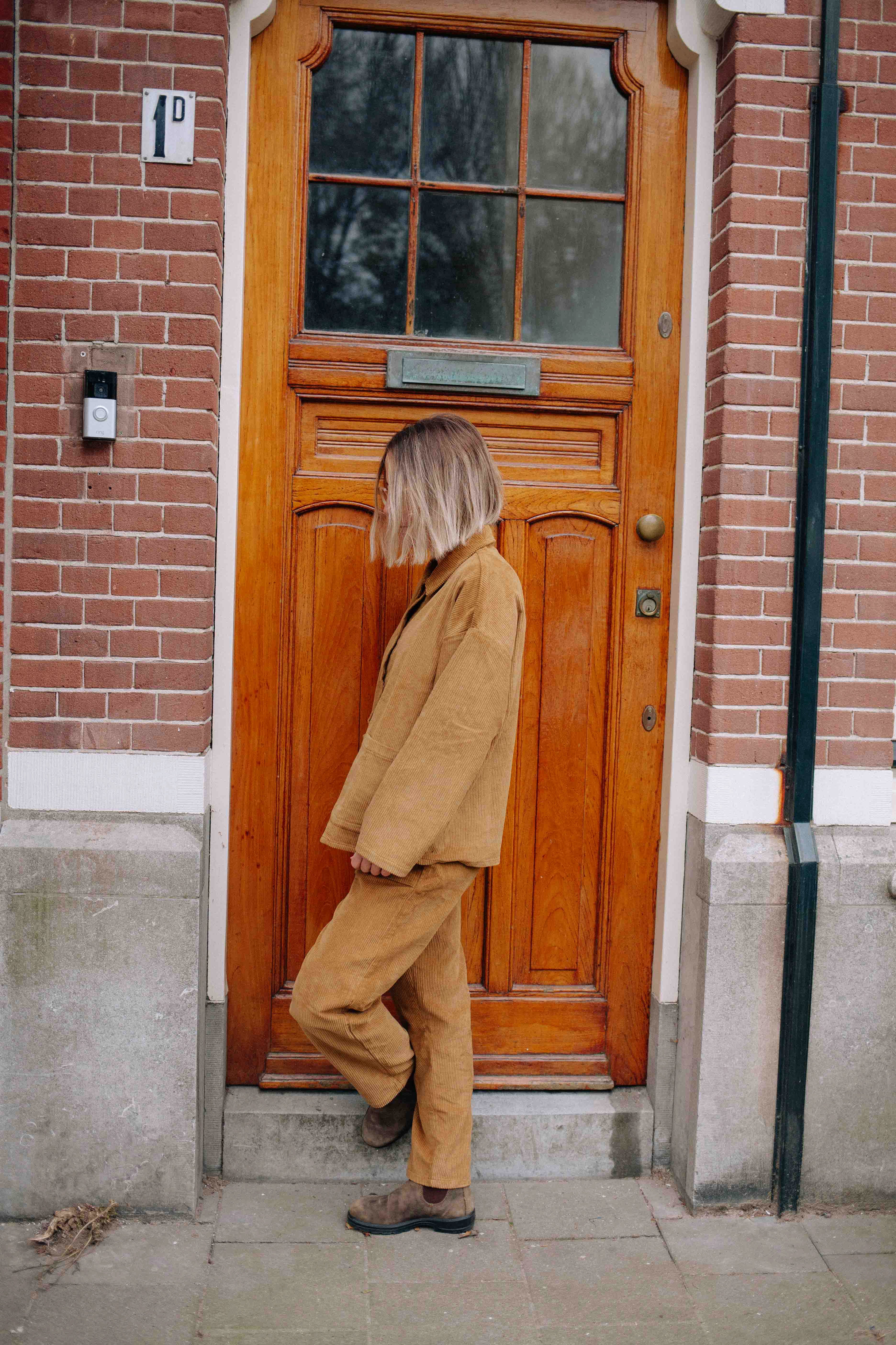 MUSTARD CORDUROY SET WOMAN - Image 9