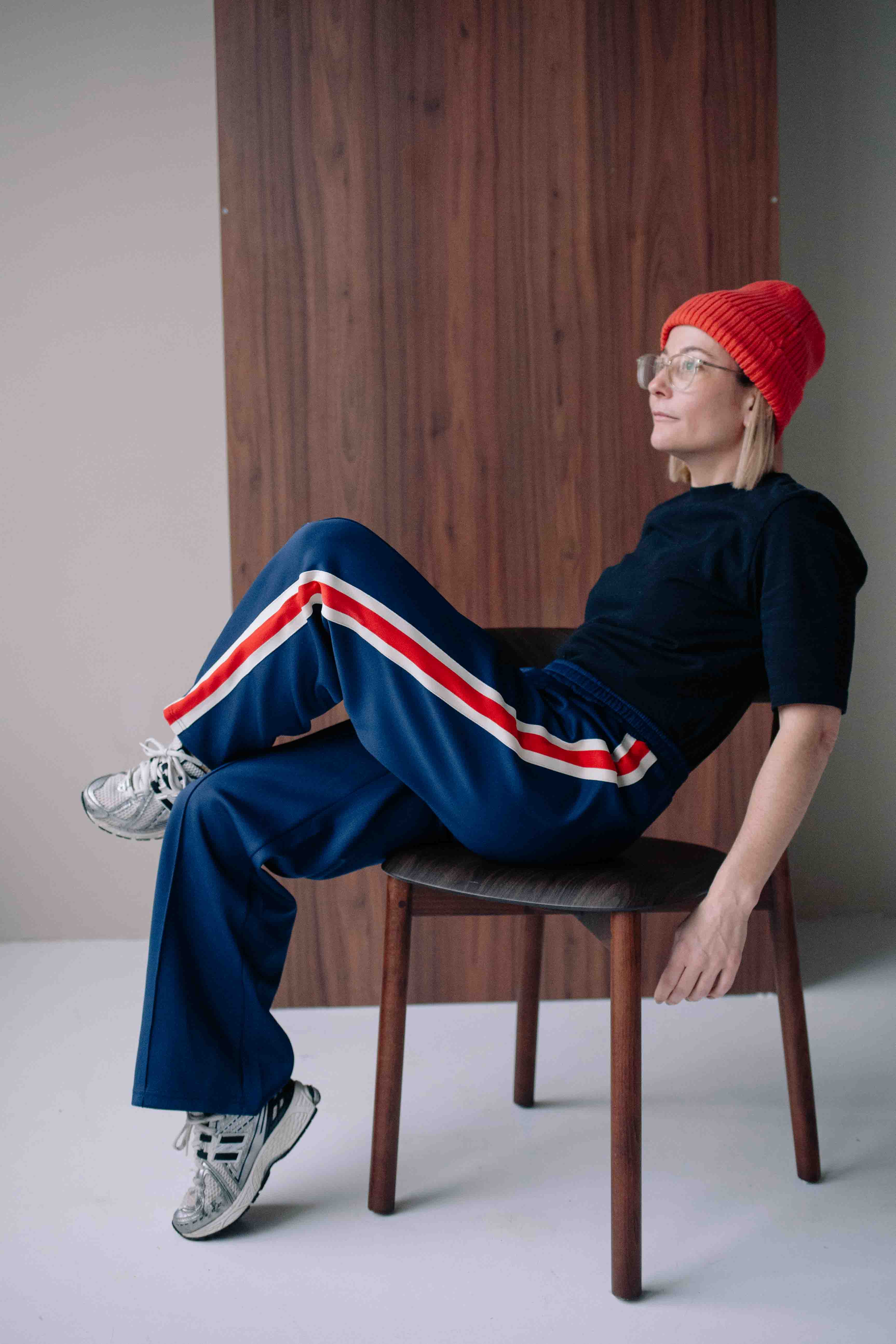 NAVY SPORTY PANTS WOMAN - Image 5