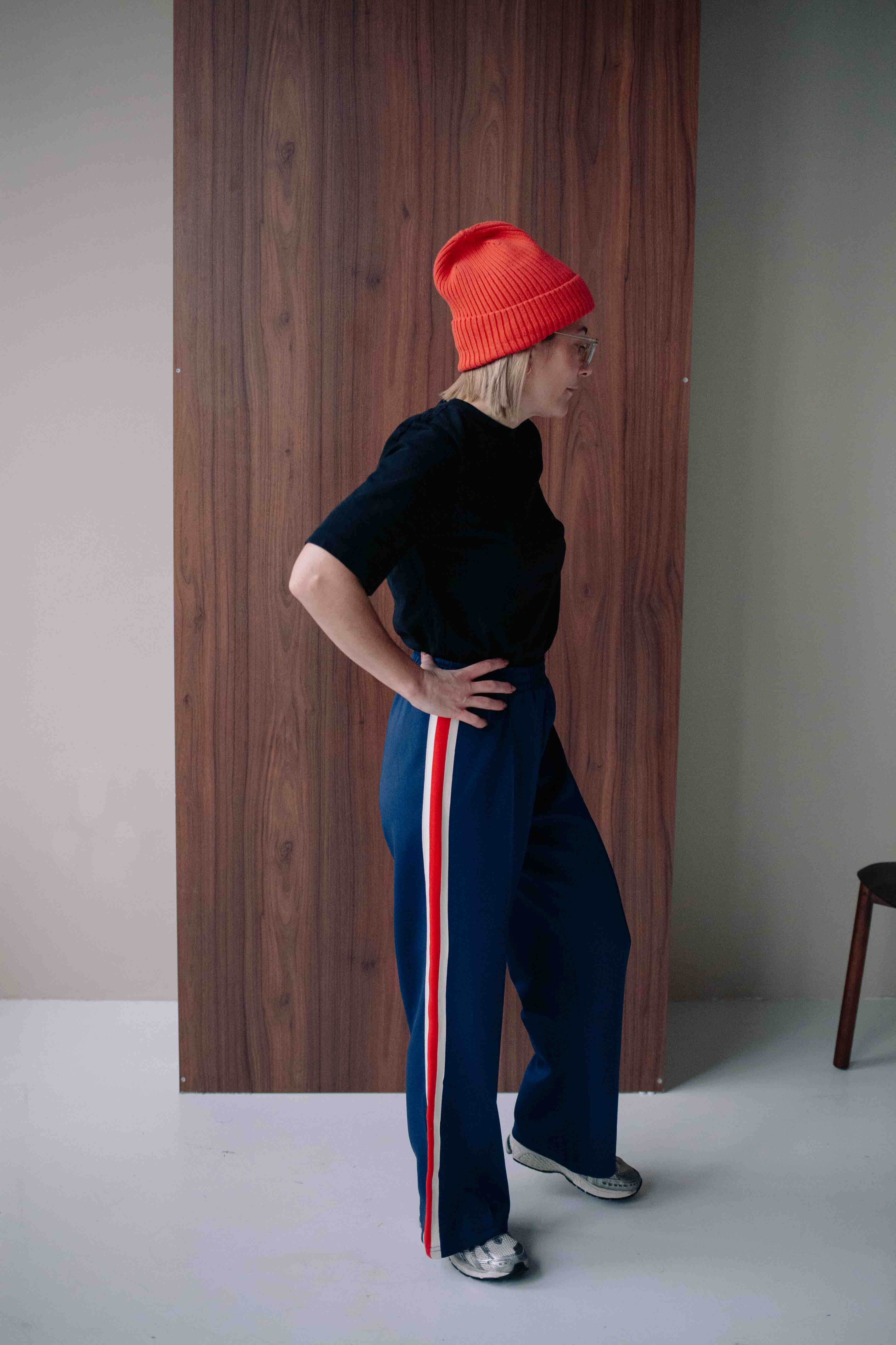 NAVY SPORTY PANTS WOMAN - Image 7
