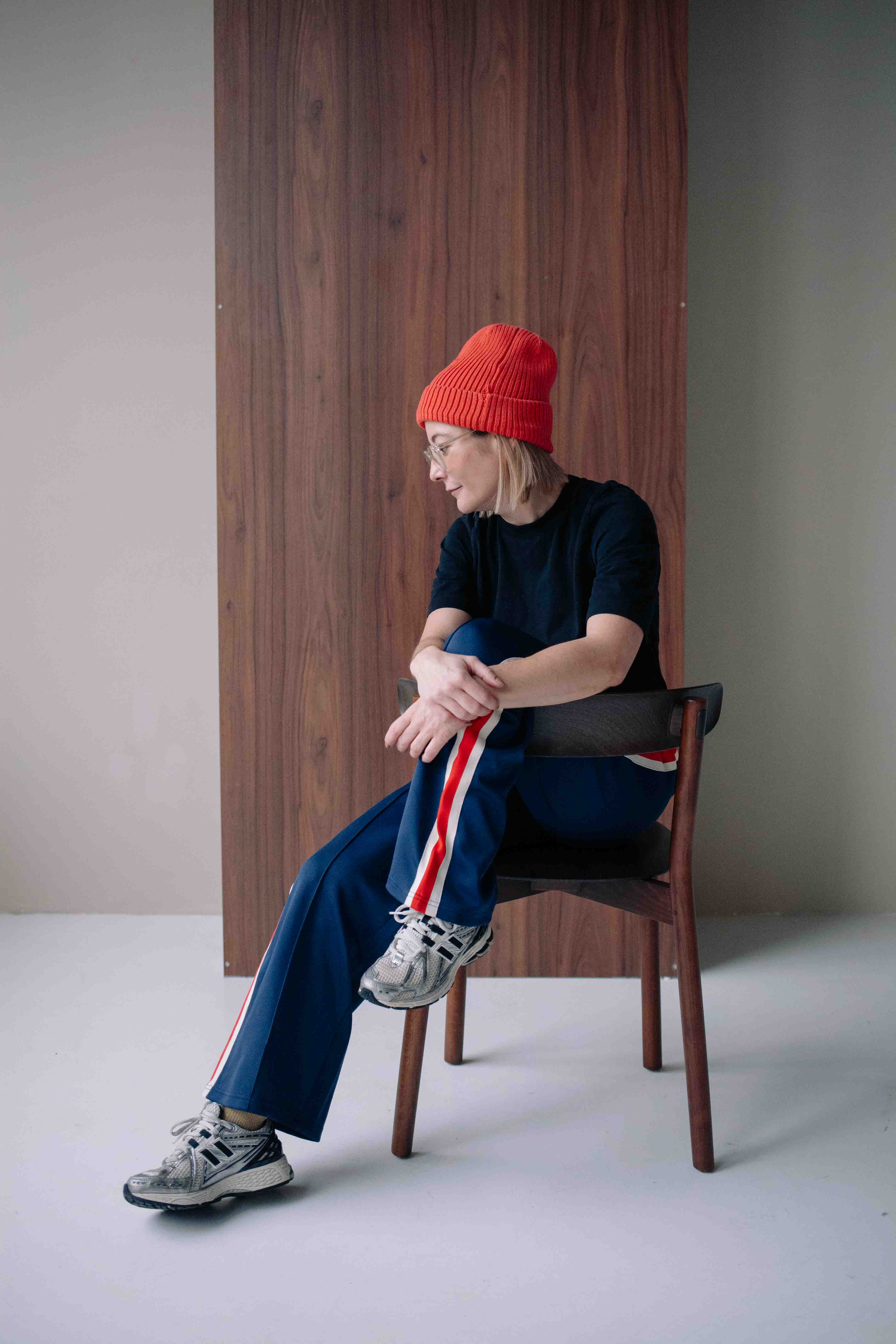 NAVY SPORTY PANTS WOMAN - Image 9