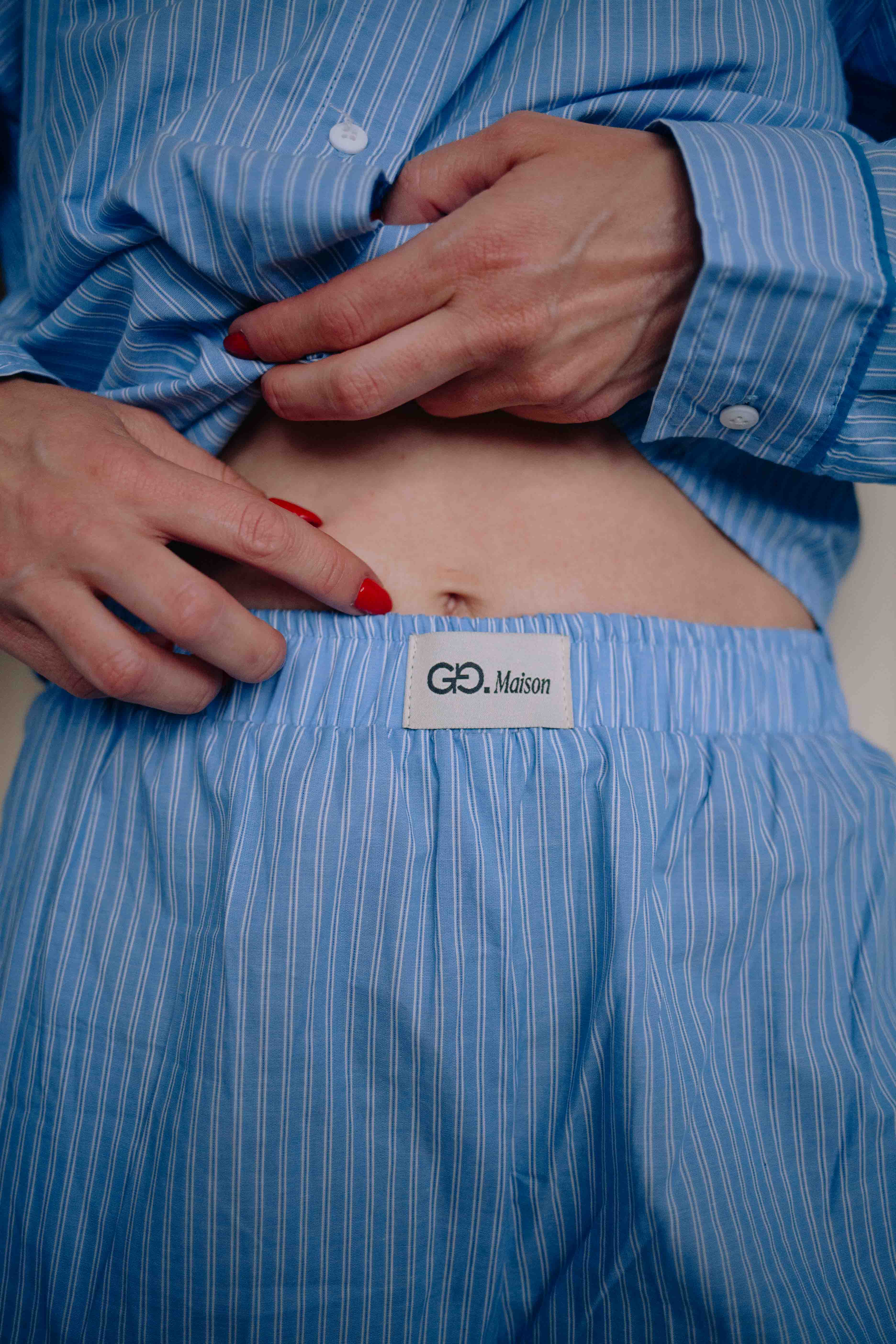 SHIRT PINSTRIPES SET WOMAN - Image 8