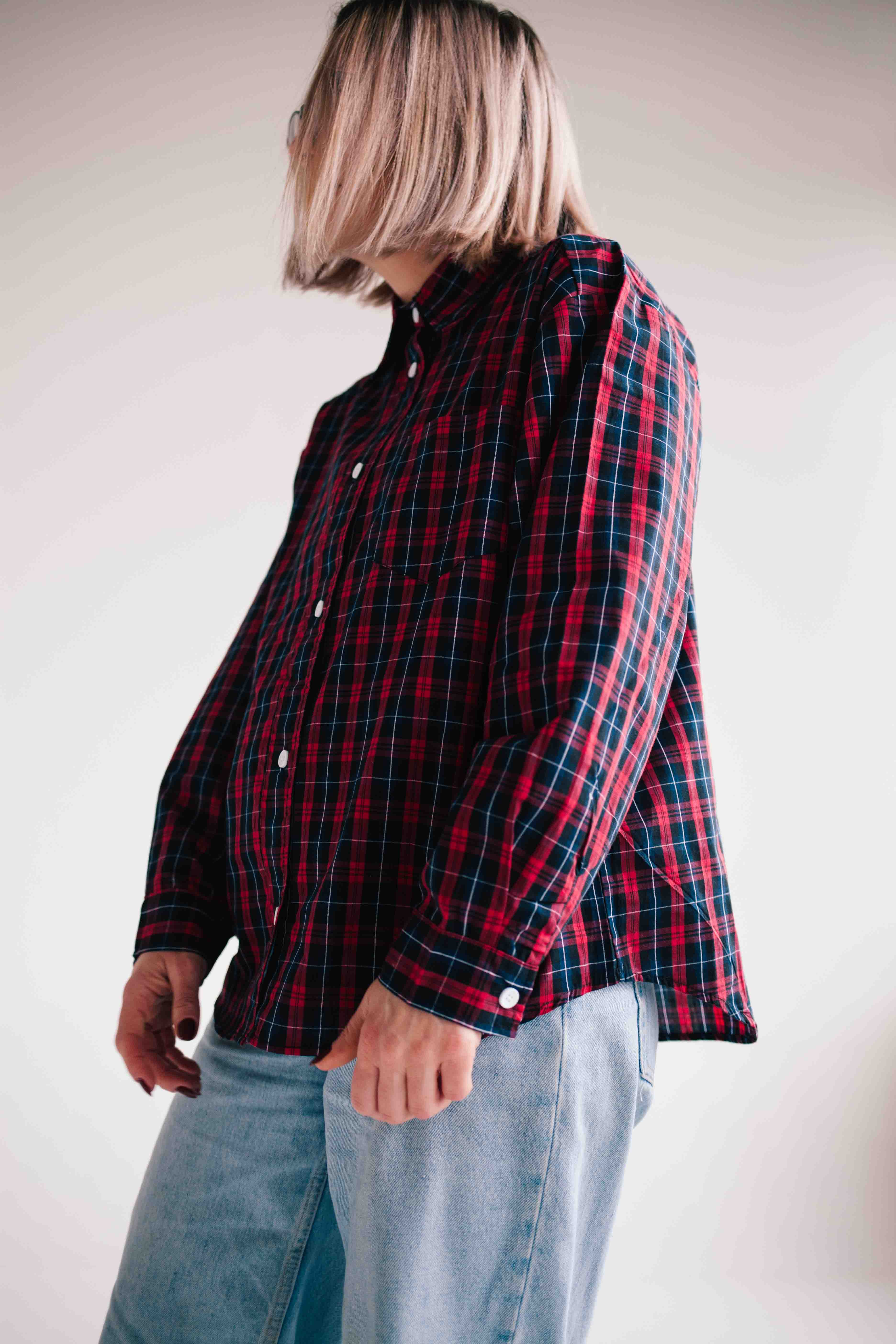 VICHY RED SHIRT WOMAN - Image 7