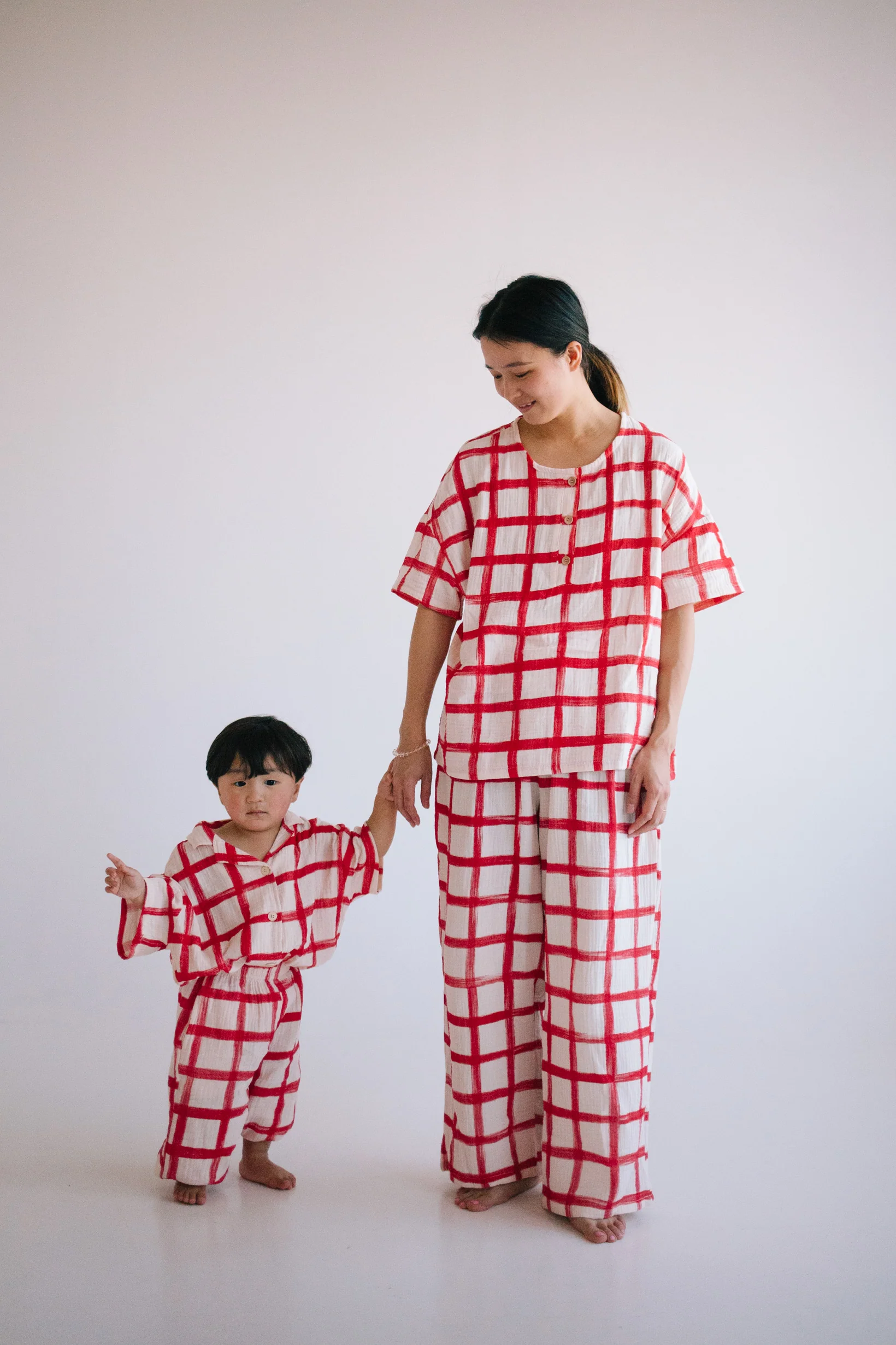 RETRO CHECK SET WOMAN