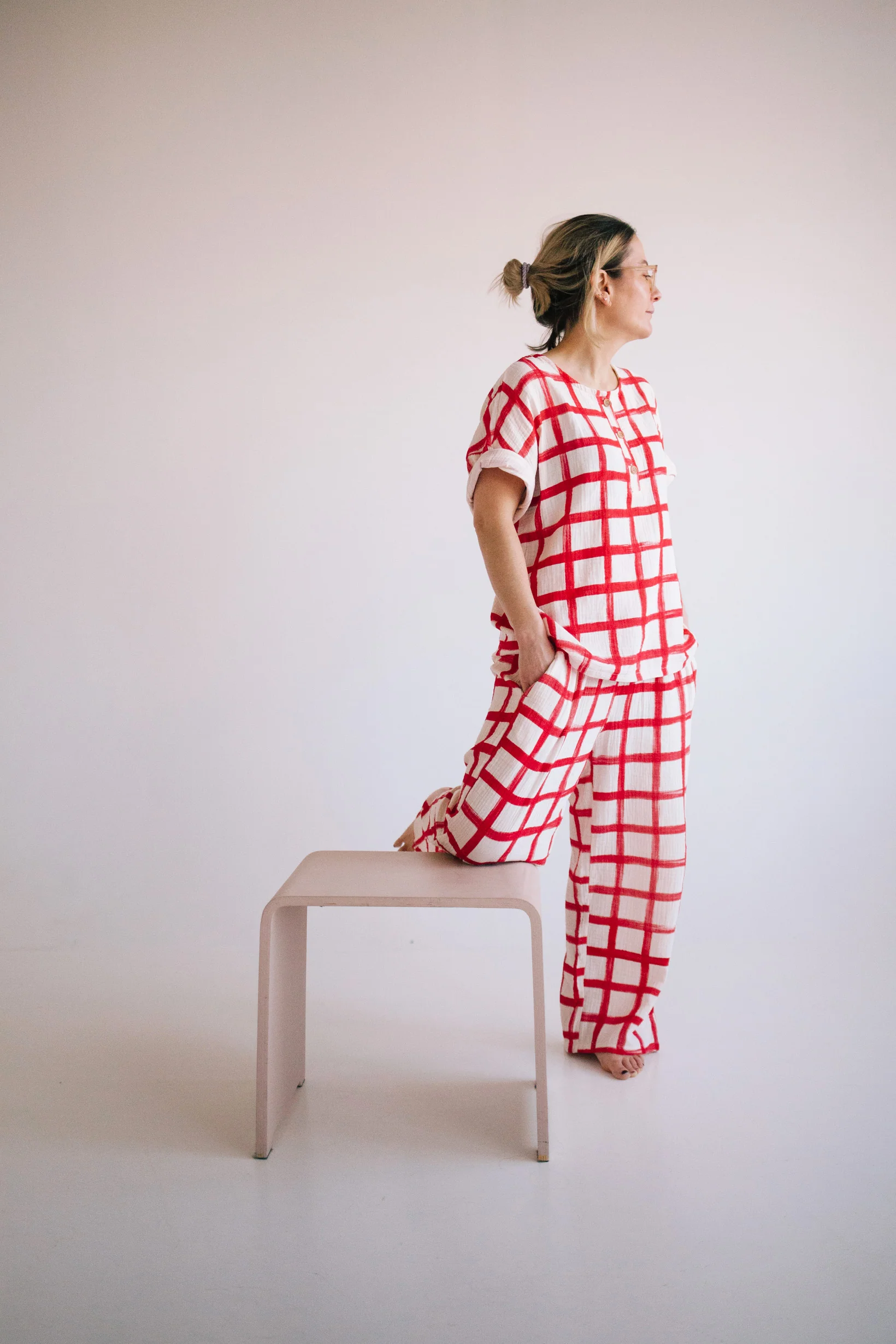 RETRO CHECK SET WOMAN - Image 2