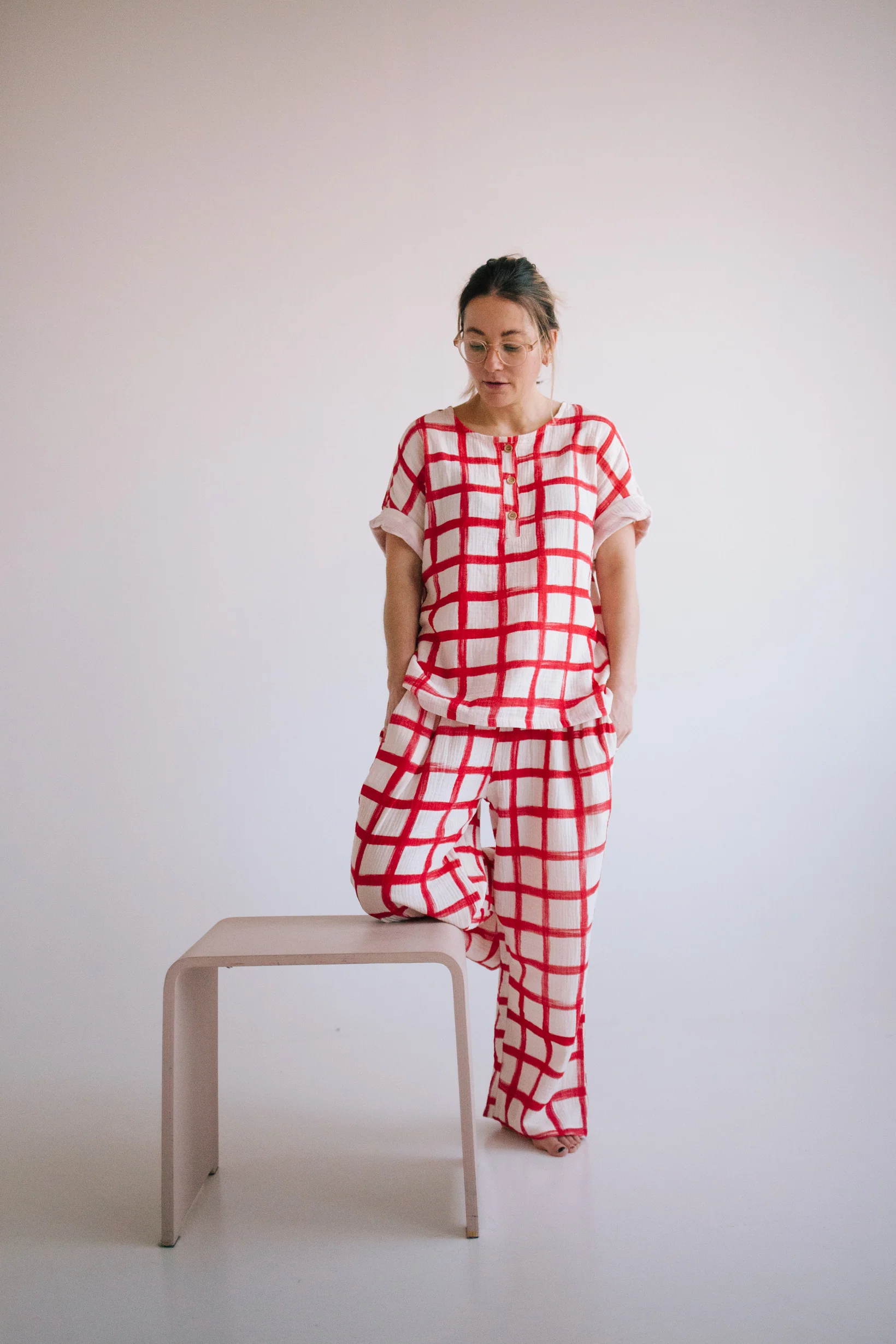 RETRO CHECK SET WOMAN - Image 5