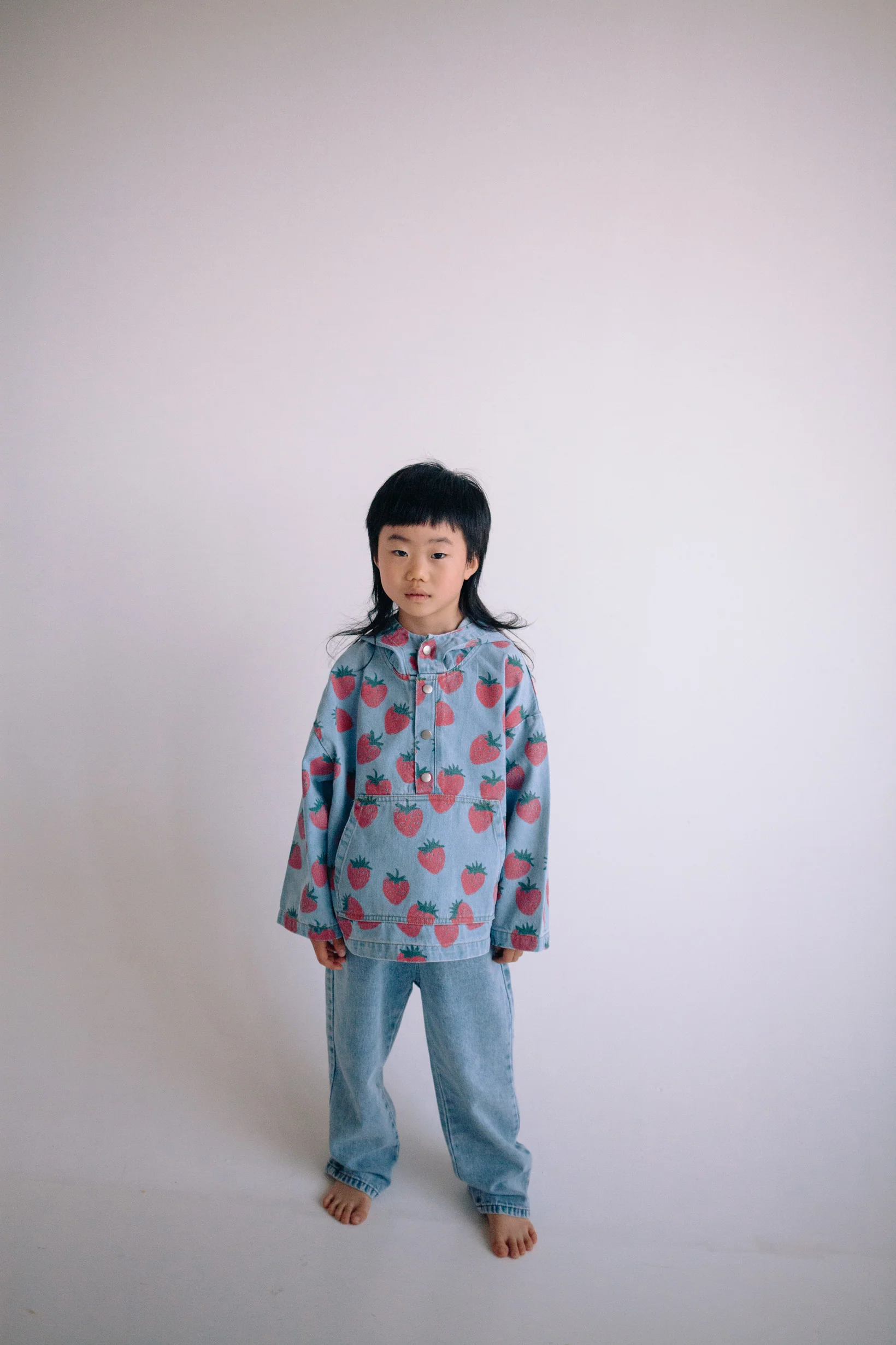 STRAWBERRY DENIM HOODIE - Image 16