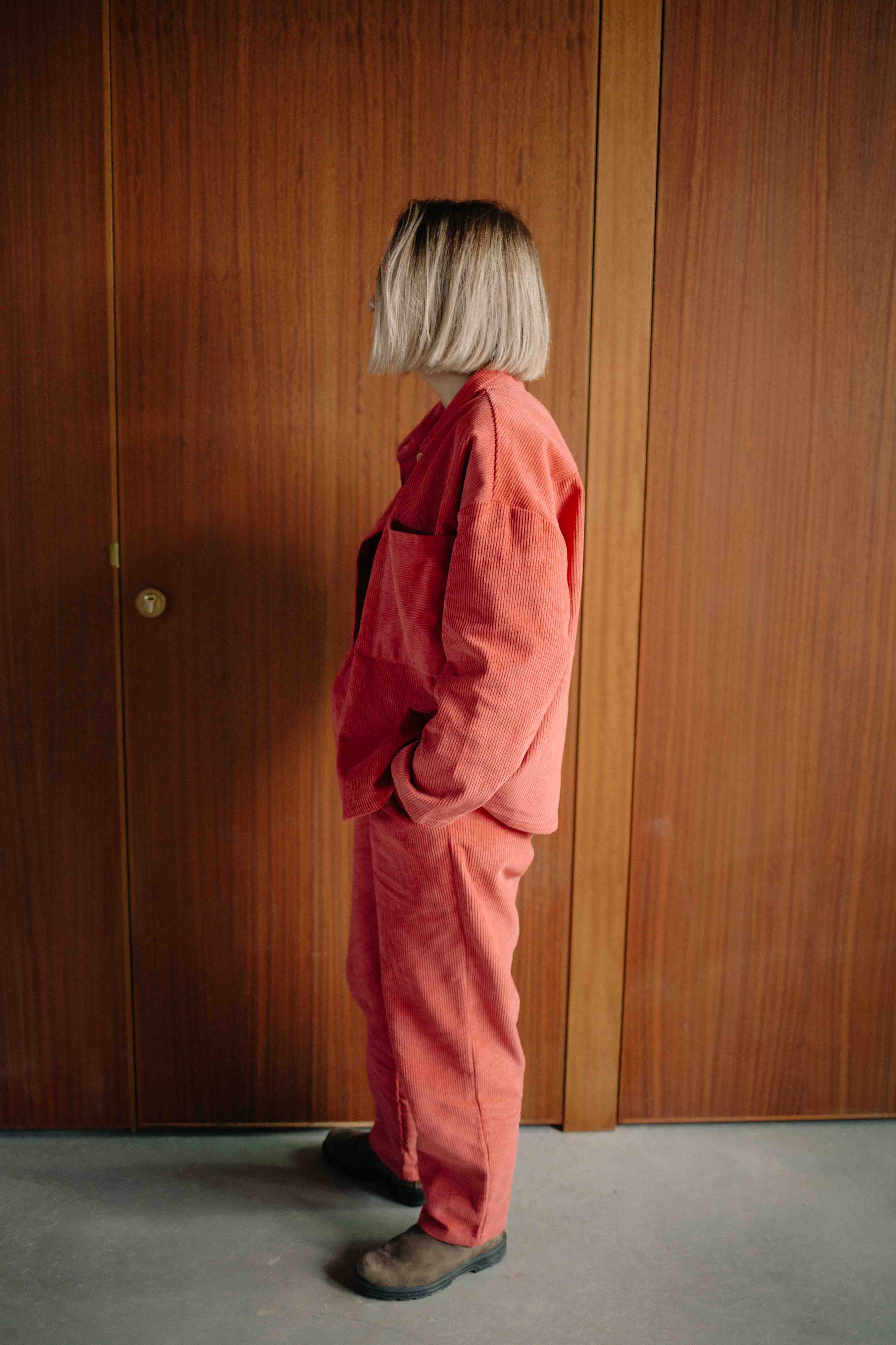 TERRACOTTA CORDUROY SET WOMAN - Image 13