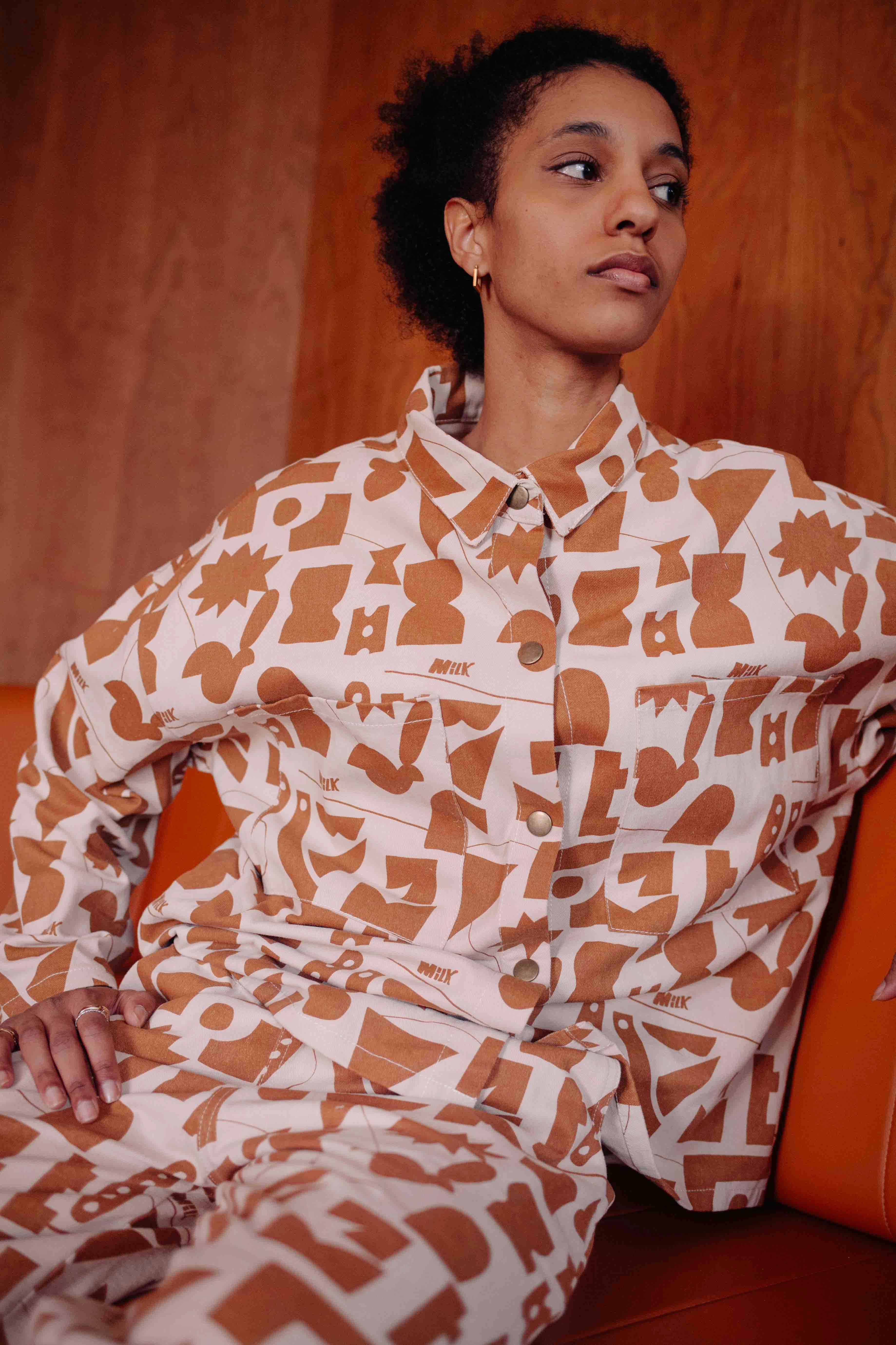 CREAM MILK DENIM SET WOMAN - Image 13